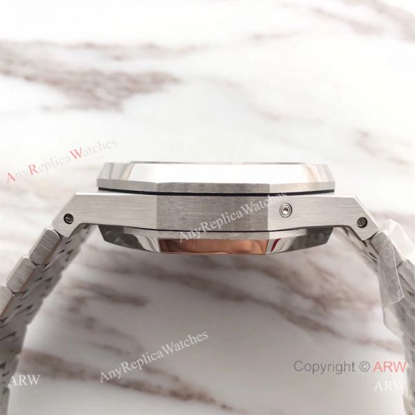 Knock off AP AAA Replica Watches- AP Royal Oak Stainless Steel Black ...