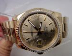 Copy Rolex Yellow Gold President Rolex Datejust Mens Gold Dial Men Watch